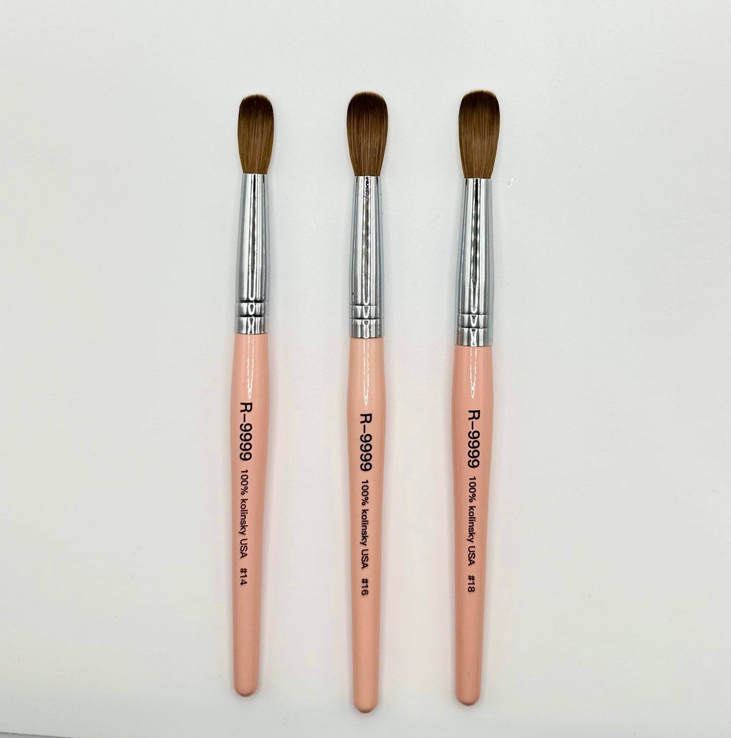 100% kolinsky Acrylic Brush #14 (Pink)