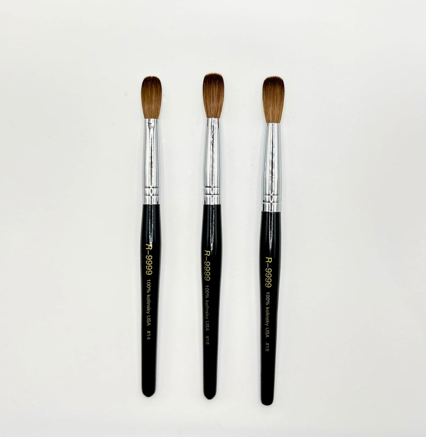 100% kolinsky Acrylic Brush #14 (Black)