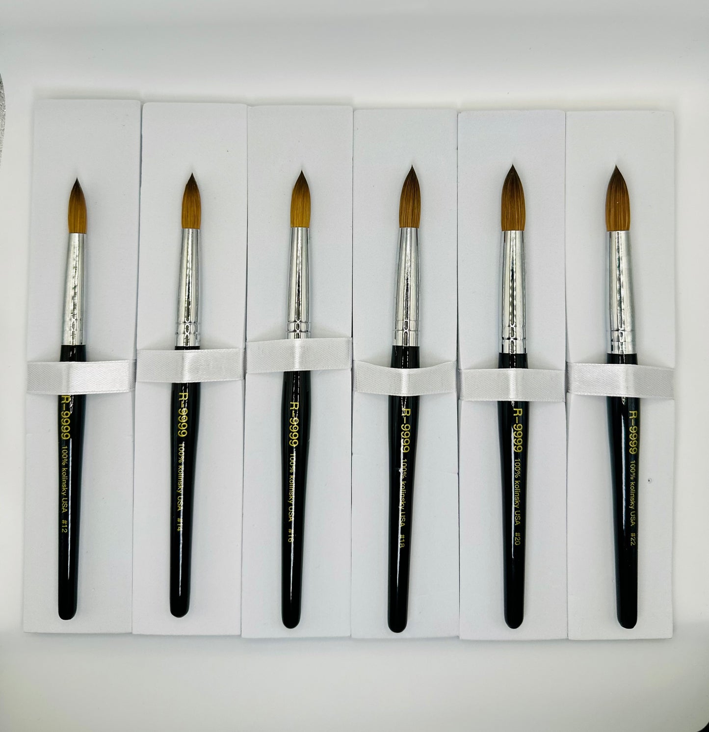 100% kolinsky Acrylic Brush #14 (Black)