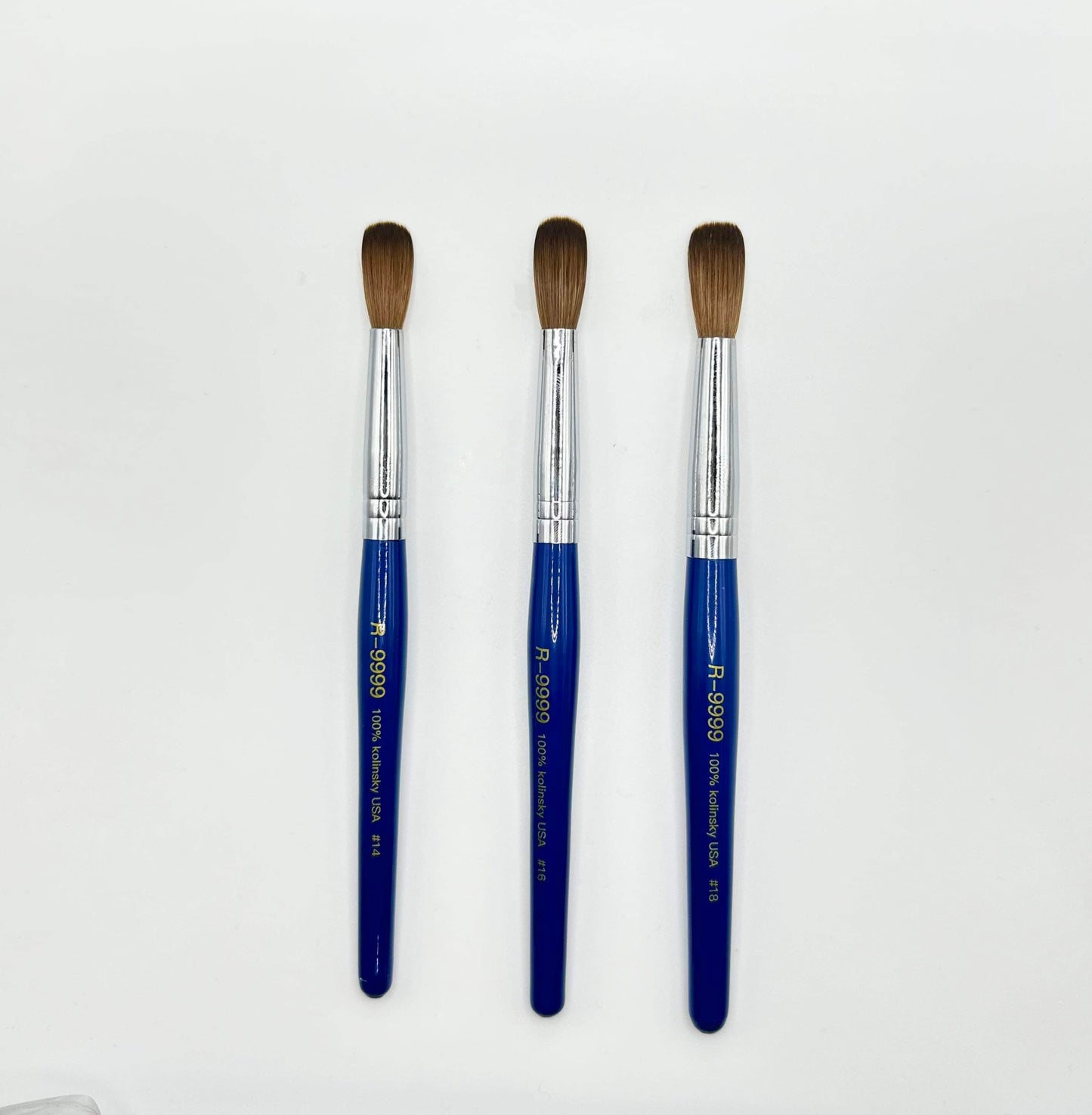 100% kolinsky Acrylic Brush (Blue)