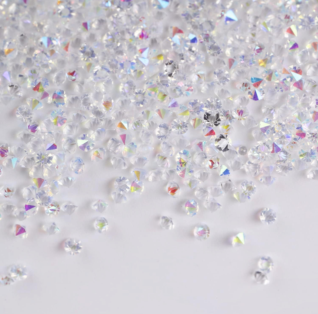 Ultra mini 1.1-1.3mm AB Crystal Rhinestones Pixie Bead Nail